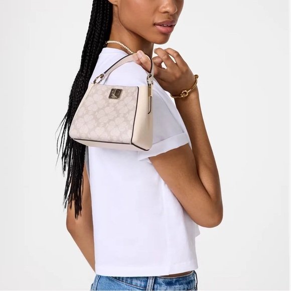 Kate Spade Spade Flower PVC Mini Top Handle Crossbody - Picture 2 of 15